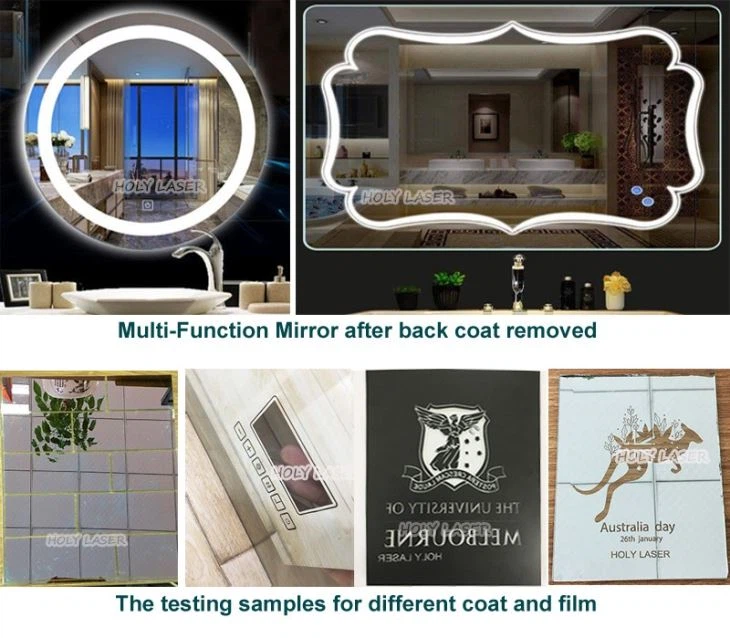 Mirror Back Coat Laser Removing Machine